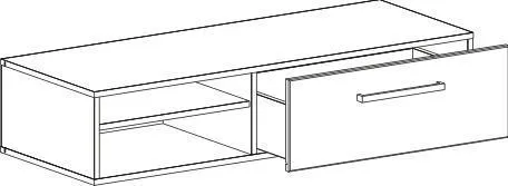 Тумба 1220 (низкая) "Кёльн" гостиная