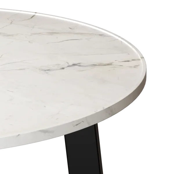 Стол журнальный "Брион" D680 Мрамор наполи софт