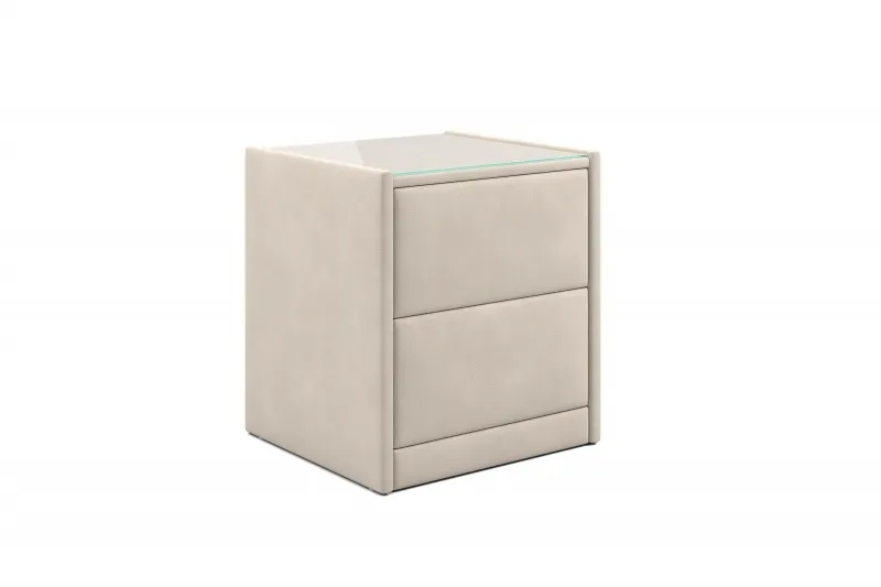 Тумба мягкая "Аризона" Вариант 5 Альба бежевый