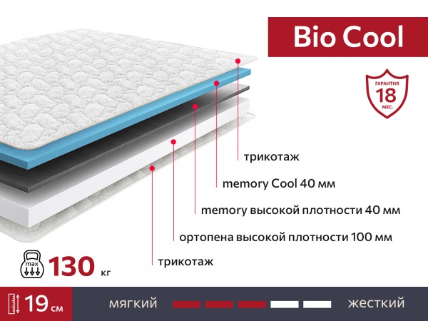 Матрас BIO Cool 900х2000